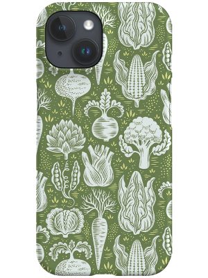 Lettuce Turnip The Beet By Rebecca Elfast Phone Case (Green)