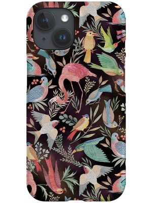 Birdwatcher's Dream By Rebecca Elfast Phone Case (Dark)